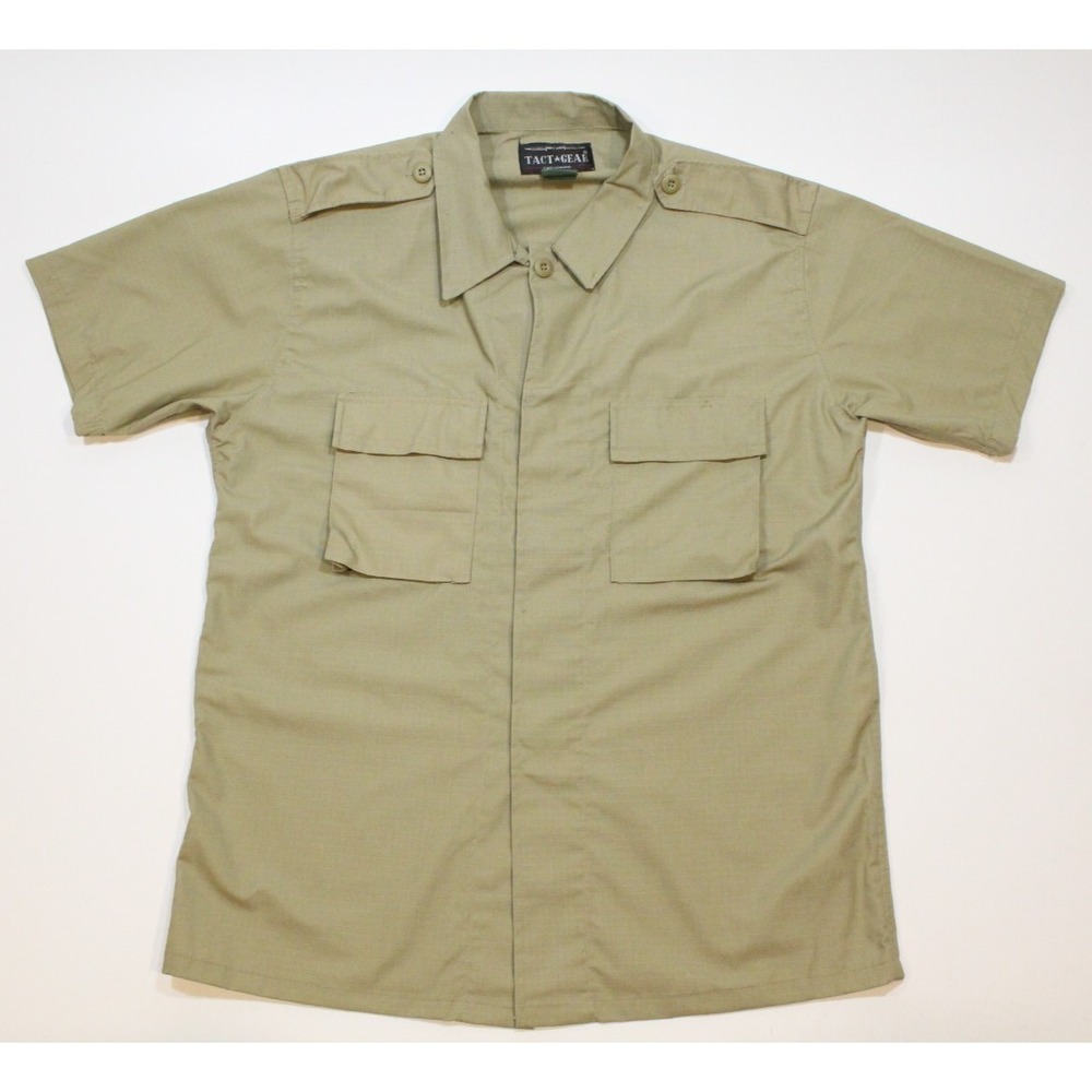 Tact Gear‎ Short Sleeve Uniform Shirt Style 8060TN - Size Large Rip Stop